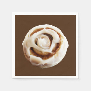 Kanel Bun med Icing Pappersservett