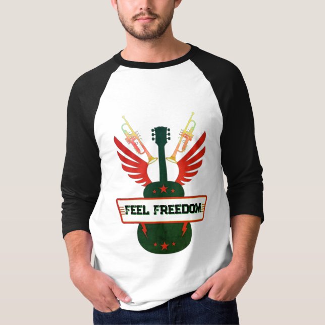 Känel Freedom Raglan Tee | Freefit Manar 3/4 Sleev (Framsida)
