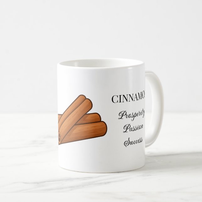 Kanel Örtillustration och användningsområden Kaffemugg (Framsida höger)