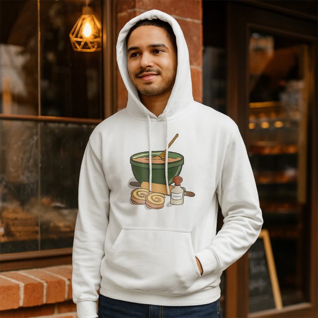 Kanel Roll Baking Ingredients Mysigt Kitchen Hoodie (Skapare uppladdad)