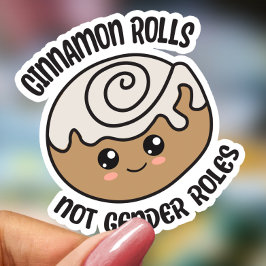 Kanel Rolls, ej Gender Roller Klistermärken