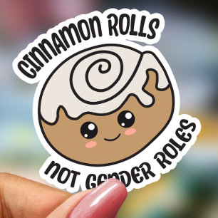 Kanel Rolls, ej Gender Roller Klistermärken