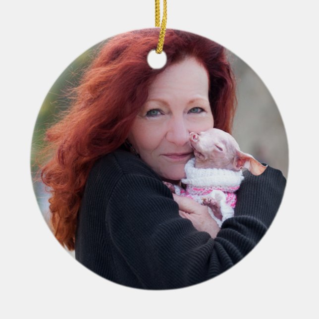 Kanel & Rosie-ornament Julgransprydnad Keramik (Framsidan)