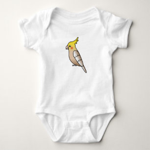Kanel Tecknad Kakadua Papegoja Fågel T Shirt