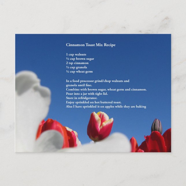 Kanel Toast Postkort Vykort (Framsida)