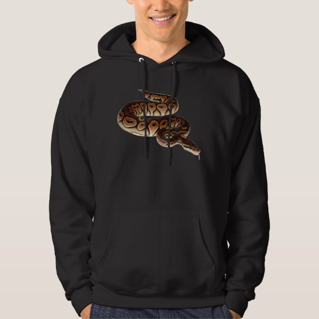Kanelbrun bollpytonorm munkjacka (Framsida)