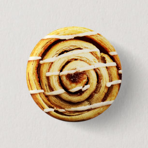 Kanelbrun rulle knapp