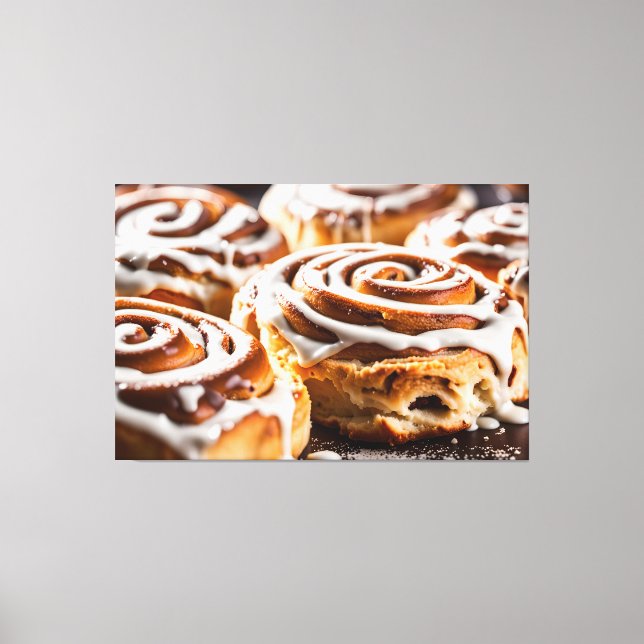 Kanelbulle Canvastryck (Framsida)