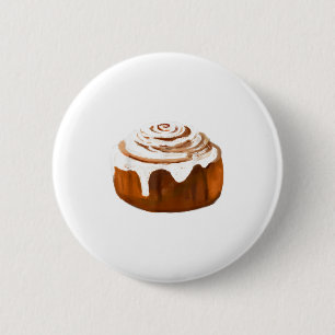Kanelbulle Kostym Halloween Bröd Cosplay Mat Knapp