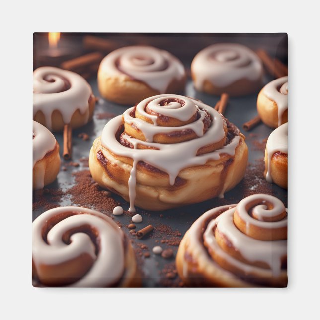 Kanelbulle Magnet (Framsidan)