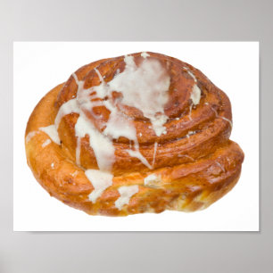 Kanelbulle Rull Modell Poster