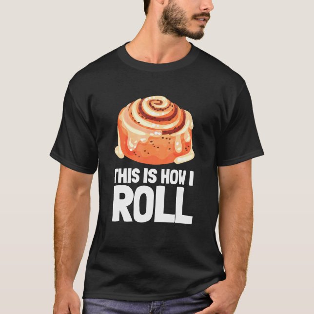 Kanelroll och kanel 1 Bunden 1 T Shirt (Framsida)