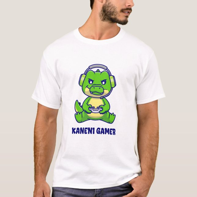 KANENI GAMER arabic tunisian Gamer T Shirt (Framsida)