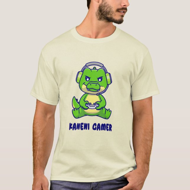 KANENI GAMER arabic tunisian Gamer T Shirt (Framsida)