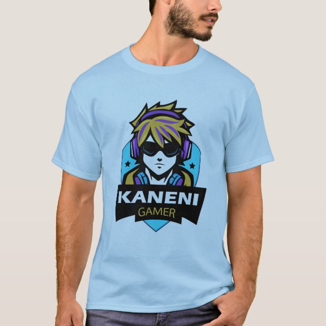 KANENI GAMER arabic tunisian Gamer T Shirt (Framsida)