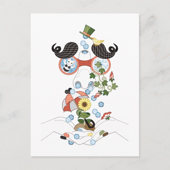 Kanens näsa (gör om) vykort (Framsida)