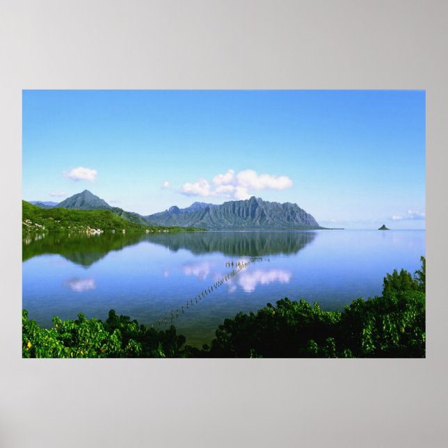 Kaneohe Bay-utskrift Poster (Framsidan)