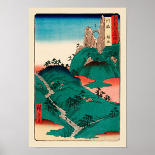 Kanesaka av Tanba Hiroshige Japansk finkonst Poster