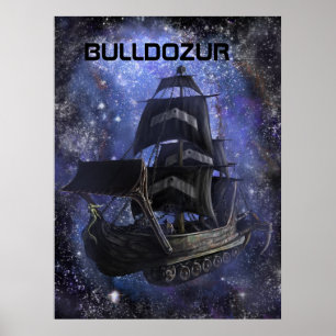Kanfas av "den Bulldozur skytteln ", Poster