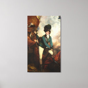 Kanfas Banastre Tarleton av Joshua Reynolds Canvastryck