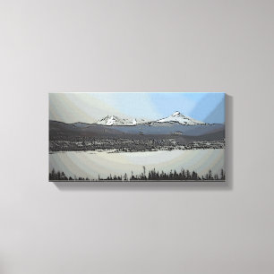 Kanfas för sjöDillon Colorado scenisk konst Canvastryck