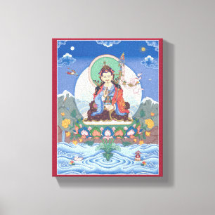 KANFAS - Padmasambhava - den födda lotusblomman Canvastryck