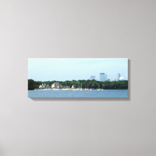 KANFAS: Sjö Harriet & Minneapolis Skyline_ Canvastryck