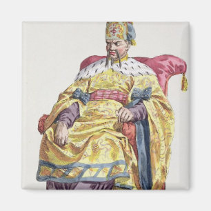 Kang Tsi (1662-1722) Manchu kejsare av china från Magnet