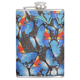 Kanga Blue Beer Glass Fickplunta