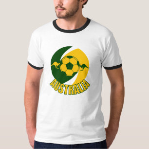 Kanga för Australien fotbollboll Tee Shirt