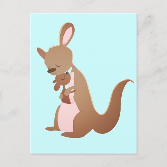 Kanga Kärlek Vykort (Framsida)