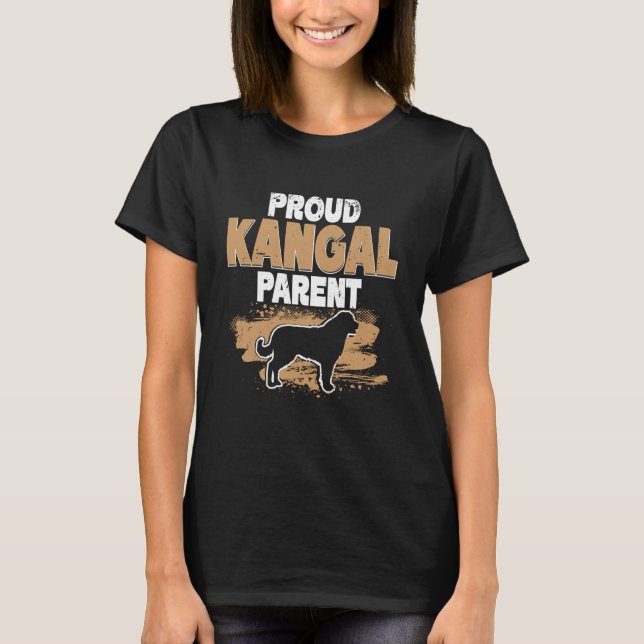 Kangal Dog Proud Kangal Parent T Shirt (Framsida)