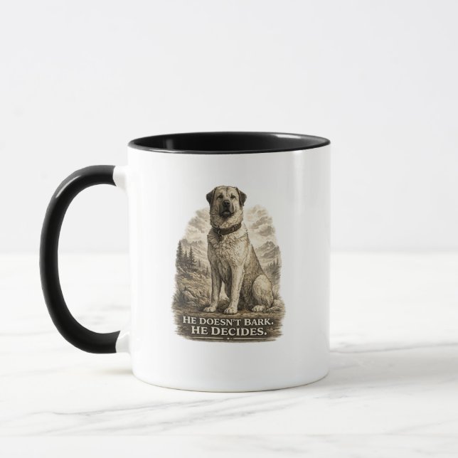 Kangal – He Doesn’t Bark He Decides Mugg (Vänster)