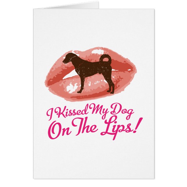 Kangal hund hälsningskort (Framsidan)