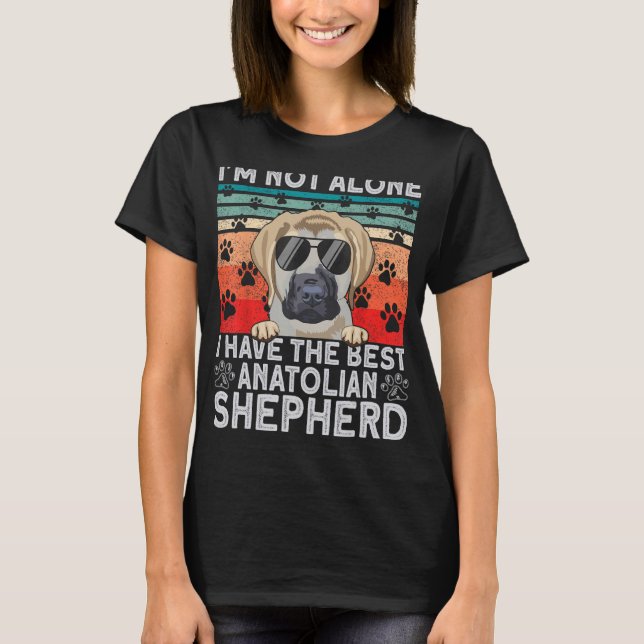 Kangal Hund Livestock Guardian, Best Anatolian S T Shirt (Framsida)