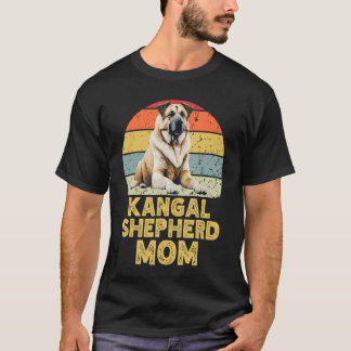 Kangal Shepherd Hund Mamma Retro Stil Funny Dogs L T Shirt