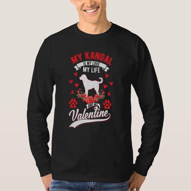 Kangal Valentine's Day Kangal  1 T Shirt (Framsida)
