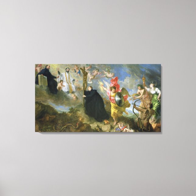 Kängarna Saint Aloysius of Gonzaga Canvastryck (Framsida)