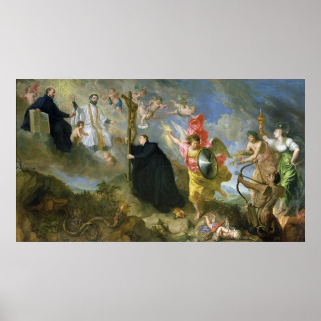 Kängarna Saint Aloysius of Gonzaga Poster (Framsidan)