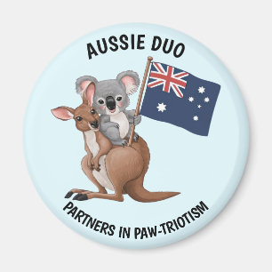 Kangaro och Koala Magnet