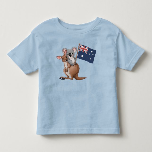 Kangaro och Koala T Shirt (Framsida)