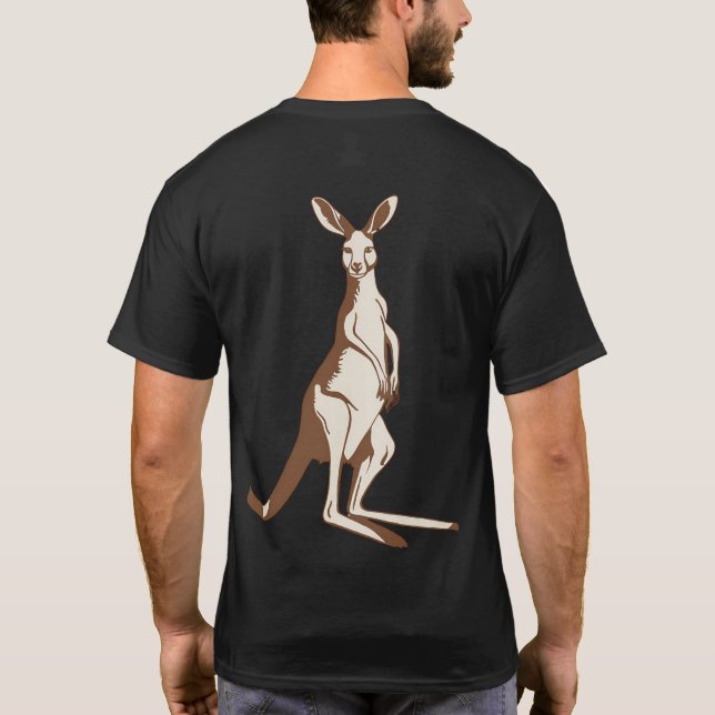 Kangaroo 2 t shirt (Baksida)