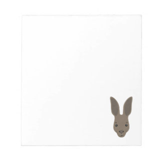 Kangaroo Ansikte Anteckningsblock