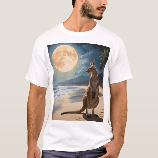 Kangaroo Art T Shirt (Framsida)