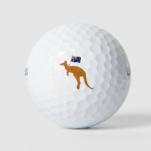 kangaroo australia flagga