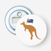 kangaroo australia flagga