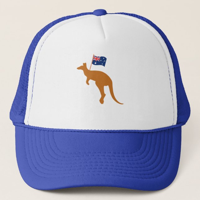 kangaroo australia flagga keps (Framsida)