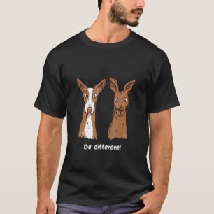 Kangaroo Australia Hund Motif Podenco T Shirt
