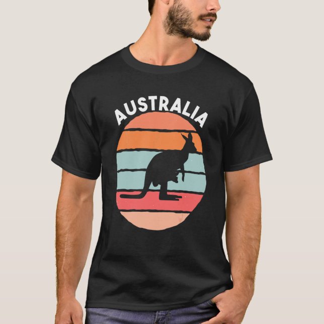 Kangaroo Australia säger att jag måste åka T Shirt (Framsida)