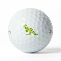 Kangaroo Australian Golf Boll Design